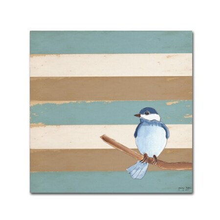 Trademark Fine Art Tammy Kushnir 'Dark Bluebird' Canvas Art, 35x35 ALI11206-C3535GG